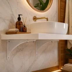 Bộ giá đỡ chậu âm bàn TOTO TL516GV gang phủ nhựa trắng