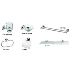 Bộ phụ kiện phòng tắm Đình Quốc DQ8010