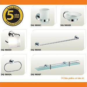 Bộ phụ kiện phòng tắm Inox DQ 9800