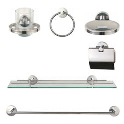 Bộ phụ kiện phòng tắm inox DQ1420