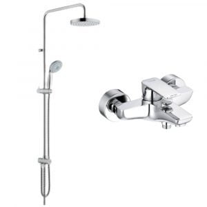 Bộ sen kết hợp củ sen Kludi, cần sen Grohe 406810575/27389000