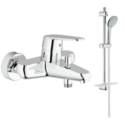 Bộ sen tắm nóng lạnh kèm thanh trượt Grohe 33390002/27230001