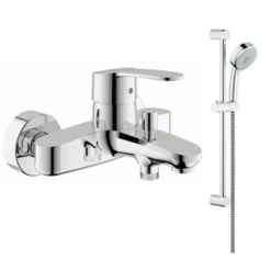 Bộ sen tắm nóng lạnh kèm thanh trượt Grohe 33591002/27787002
