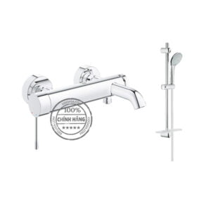 Combo bộ trộn nóng lạnh kèm thanh trượt Grohe 33624001/27230001