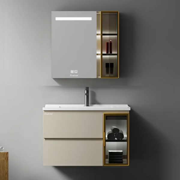 Tủ gương Fratini Milano có đèn LED và sấy model 390306067570 - Ảnh 2