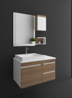 Tủ chậu treo phủ đá Fratini 390302018055