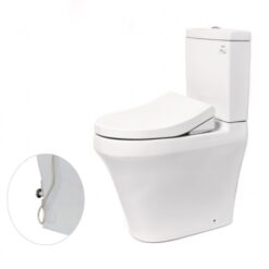 Bồn cầu 2 khối TOTO CS948DE4#XW nắp rửa cơ