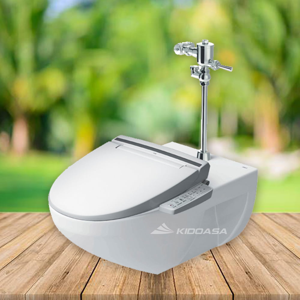 Bồn cầu treo tường nắp điện tử INAX AC-23P+CW-KB22AVN