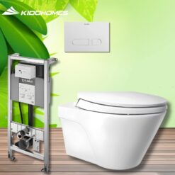 BỒN CẦU ÂM TƯỜNG (TREO TƯỜNG) KẾT HỢP DURAVIT, TOTO CW822RA/TC393VS/WD100100000/WD5001011000
