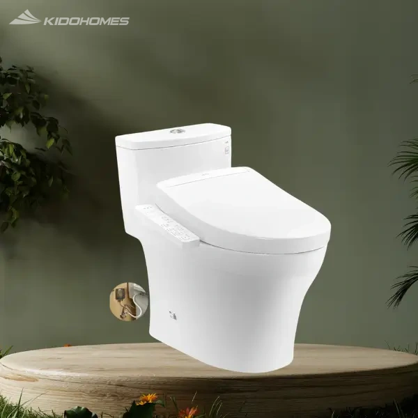 Bồn cầu TOTO MS885DW24#XW kèm WASHLET S2 TCF33461GAA - Xả Tornado, giấu dây