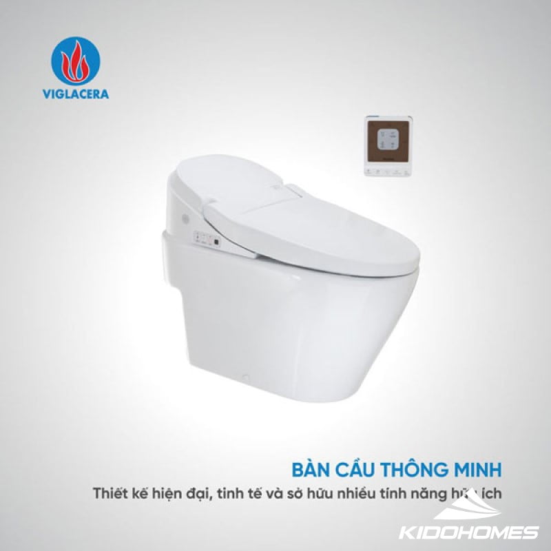 Bồn cầu thông minh Viglacera có nhiều lợi ích