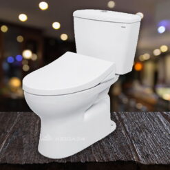 Bồn cầu 2 khối TOTO CS300DRE4#W - Nắp rửa lạnh