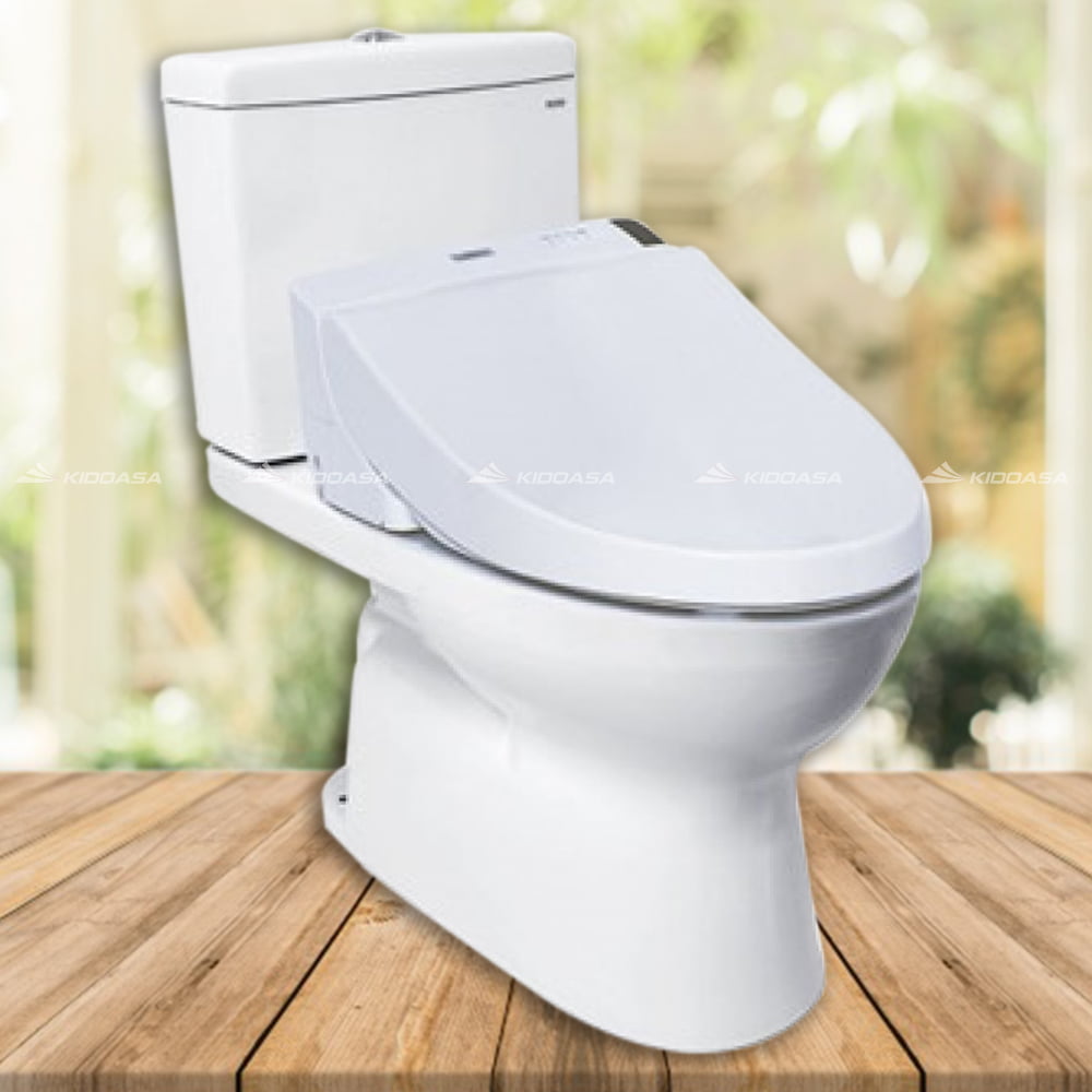 Bồn cầu TOTO CS320DRW6 - 2 khối, nắp điện tử