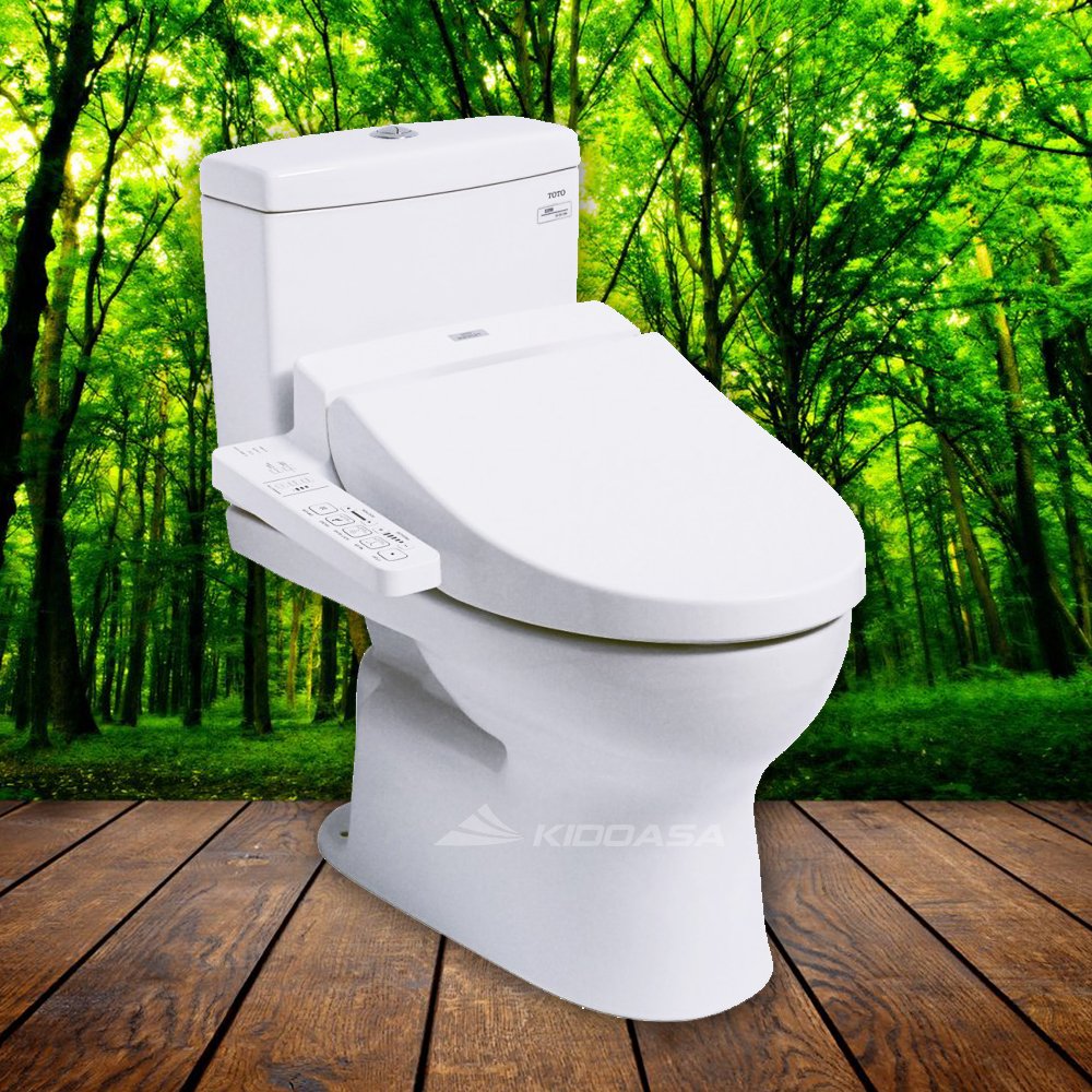 Bồn cầu 2 khối Toto CS320DRW7 - Nắp rửa điện tử