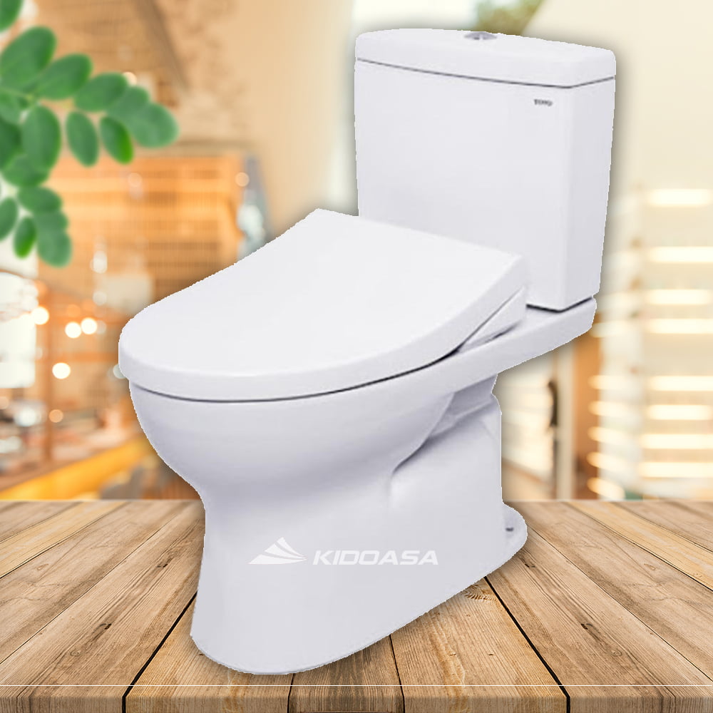 Bồn cầu 2 khối TOTO CS320PDRE4#W Thoát ngang