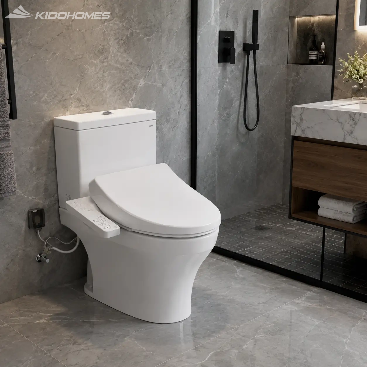 Phối cảnh bồn cầu TOTO CS326DW26#XW