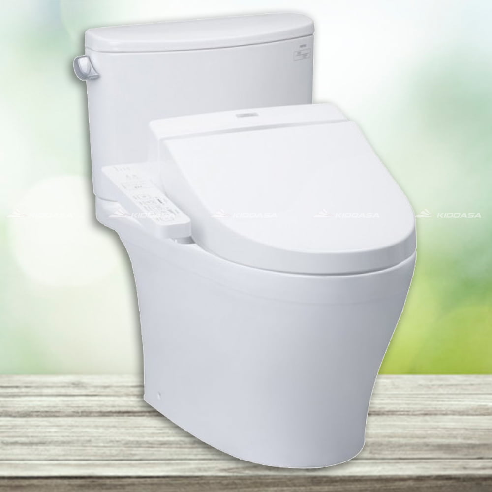 Bồn cầu TOTO CS767W7 - 2 khối nắp điện tử