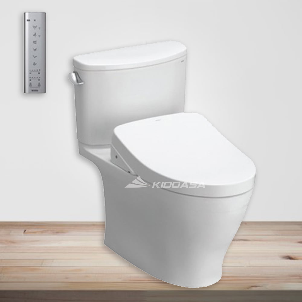 Bồn cầu 2 khối TOTO CS769DRW11#XW - Nắp điện tử