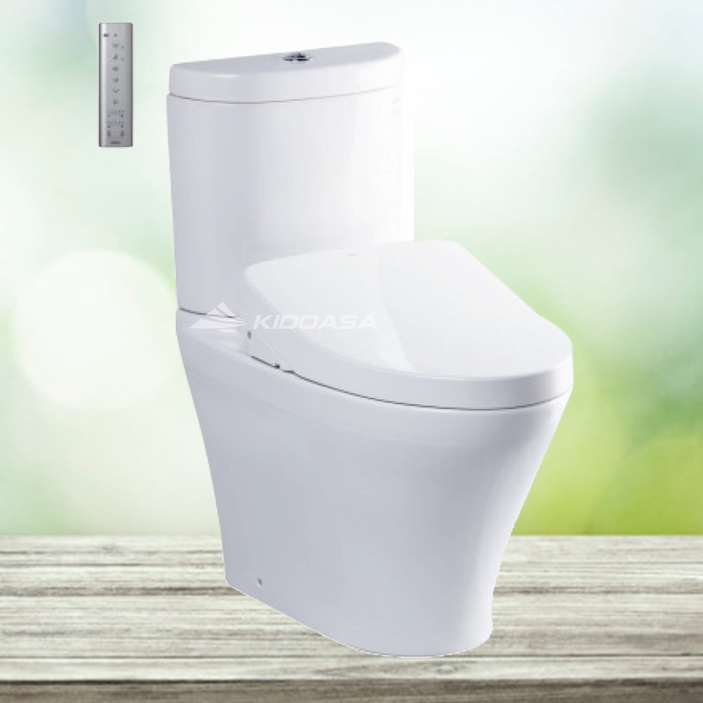 Bồn cầu 2 khối TOTO CS818CDW12 – Nắp điện tử