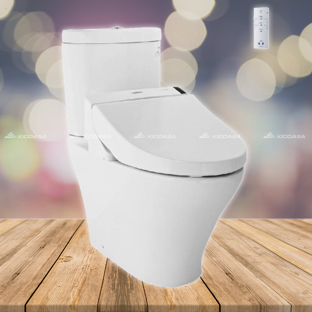 Bồn cầu TOTO CS818DW6 - 2 khối, Nắp điện tử