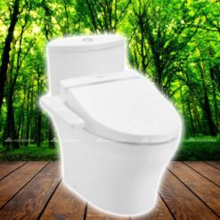 Bồn cầu 2 khối TOTO CS838DW7 - Nắp rửa điện tử Washlet