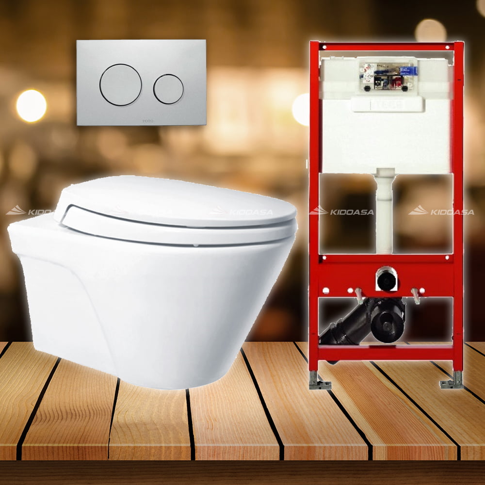 Bồn cầu treo tường TOTO CW822RA/WH035D/MB005DCP