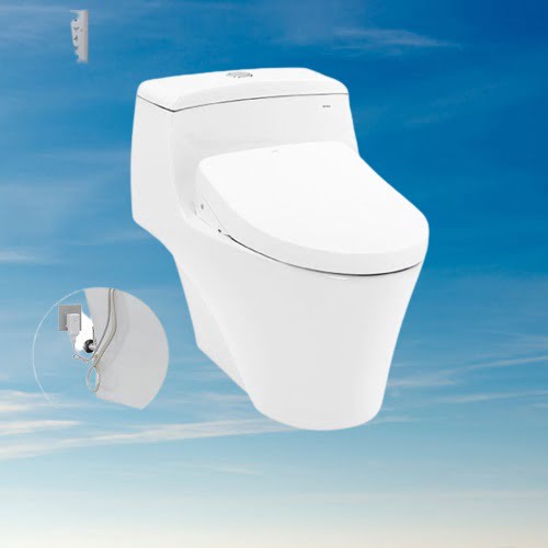 Bồn Cầu Điện Tử TOTO MS823DRW11#XW Nắp Tự Động Đóng Mở