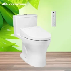 Bàn cầu một khối TOTO MS855CDW6 kết hợp nắp rửa điện tử WASHLET C5 TCF24410AAA (220V)