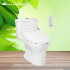 Bàn cầu một khối TOTO MS855CDW6 kết hợp nắp rửa điện tử WASHLET TCF6531Z#NW1 (220V)