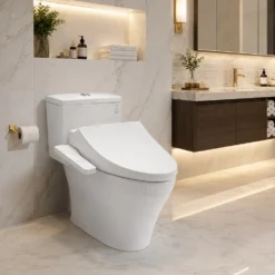 Bồn cầu nắp rửa thông minh TOTO MS857CDW26#XW - Ảnh 4
