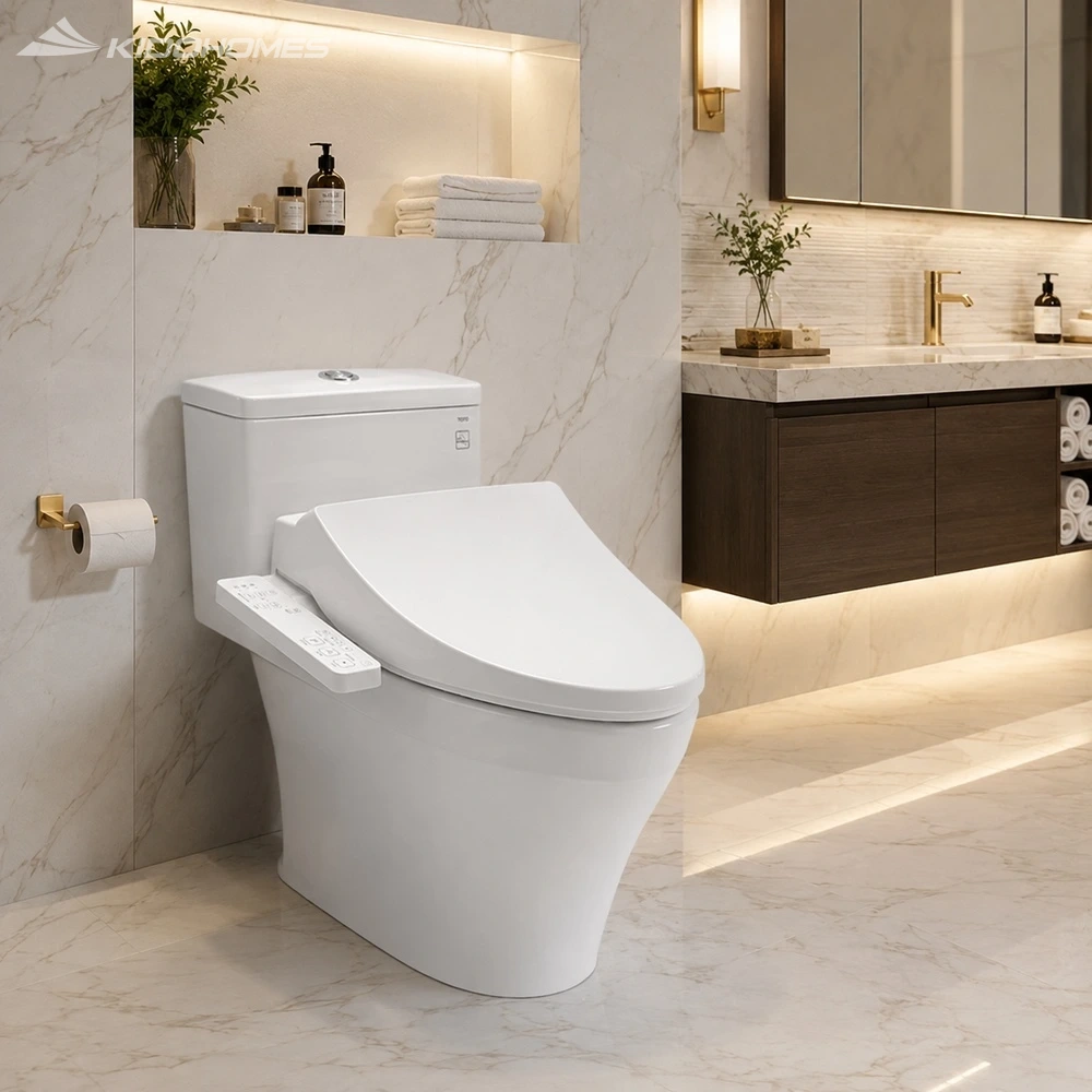 Bồn cầu nắp rửa thông minh TOTO MS857CDW26#XW - Ảnh 4