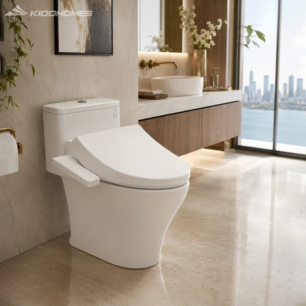 Bồn cầu nắp rửa thông minh TOTO MS857CDW26#XW - Ảnh 2
