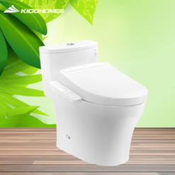 Bàn cầu 1 khối TOTO MS885CDW24#XW kết hợp nắp rửa điện tử WASHLET S2 – TCF33461GAA