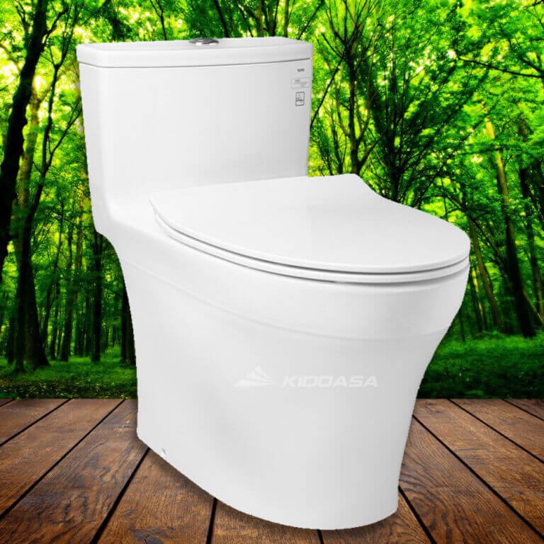 Bồn cầu 1 khối TOTO MS885DT8#XW - Nắp đóng êm