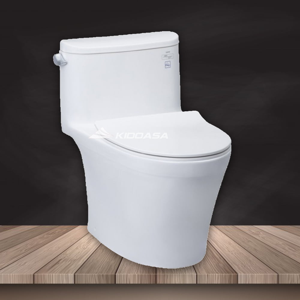 Bồn cầu 1 khối TOTO MS887RT8#XW – Men chống bám bẩn