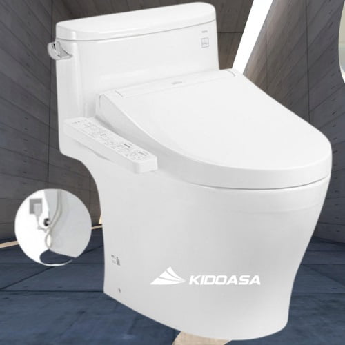 Bồn cầu 1 khối TOTO MS887RW16#XW nắp điện tử