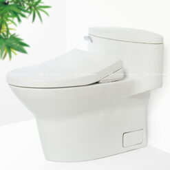 Bồn cầu 1 khối TOTO MS904E4#XW Nắp rửa cơ Ecowasher