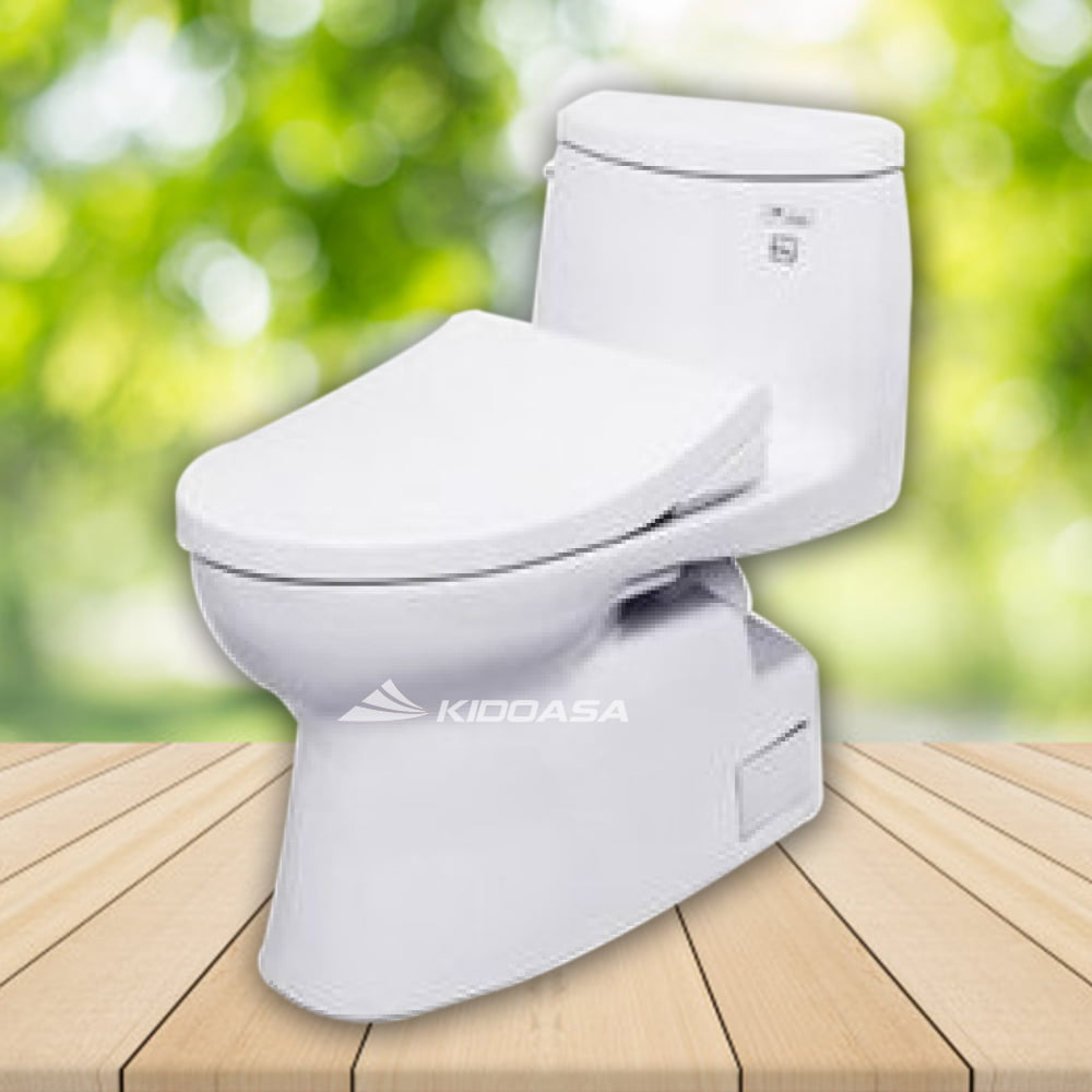 Bồn cầu 1 khối TOTO MS905E4 - Nắp rửa Ecowasher