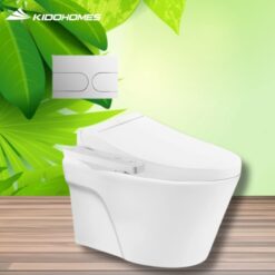 Bàn cầu treo tường kèm nắp rửa điện tử CW822RA#W/TCF23410AAA#NW1/WH172A/MB175M#SS