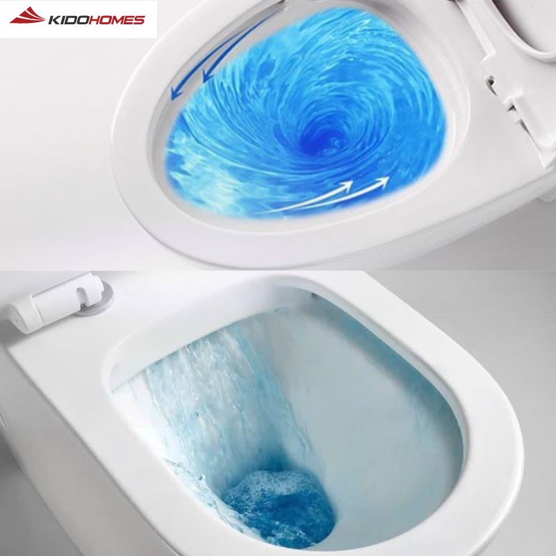 Nguyên lý hoạt động của bồn cầu xả xoáy và xả hút: