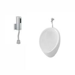 Tiểu nam treo tường Đường cấp nước phía trên+Van xả tiểu nam (loại cảm ứng)TOTO U104W/F#W/DUE110PSK