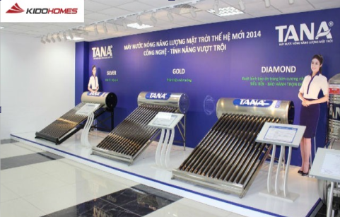 Các dòng sản phẩm máy nước nóng năng lượng mặt trời Tân Á nổi bật
