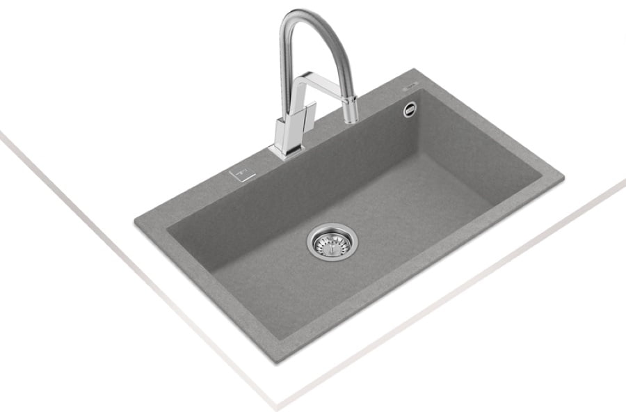 Chậu Đá TEKA FORSQUARE 72.40 TG (Grey) - Ảnh 2