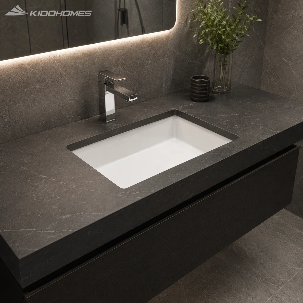 Chậu lavabo âm Bàn TOTO LW1556A#XW/TL516GV – Men CEFIONTECT, kèm giá đỡ - ảnh 1