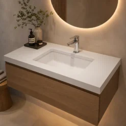 Chậu lavabo âm Bàn TOTO LW1556A#XW/TL516GV – Men CEFIONTECT, kèm giá đỡ - Ảnh 5