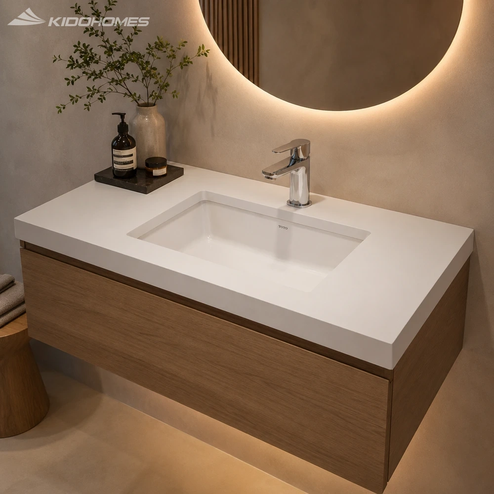 Chậu lavabo âm Bàn TOTO LW1556A#XW/TL516GV – Men CEFIONTECT, kèm giá đỡ - Ảnh 5