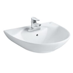 Chậu rửa mặt INAX L-288VFC/BW1, L-288VEC/BW1 - Treo tường