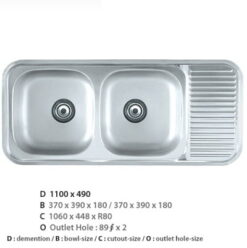 Chậu rửa bát Cico ISD 1100