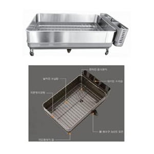 Chậu rửa Inox 304 cao cấp Daeshin DISH RACK-DR30