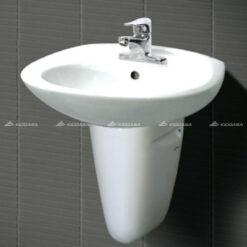 Chậu rửa mặt treo tường + chân lửng INAX L-284V/L-284VC